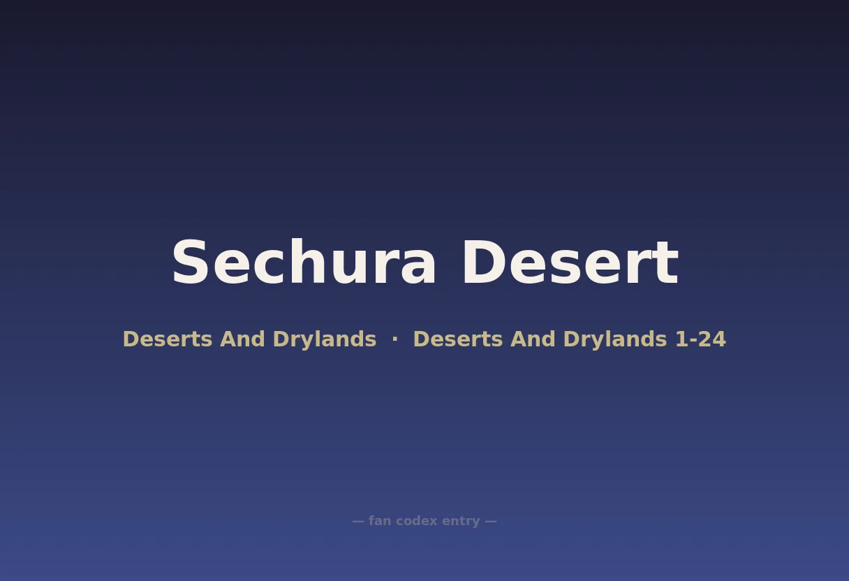 Sechura Desert