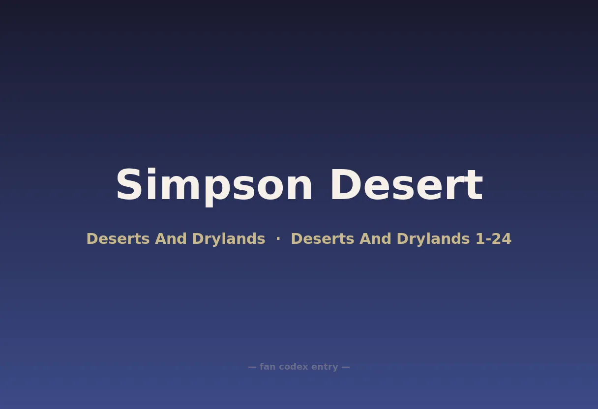 Simpson Desert