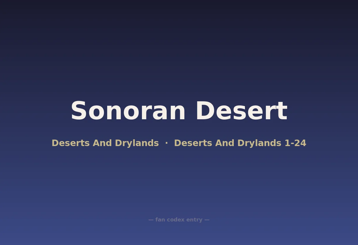 Sonoran Desert